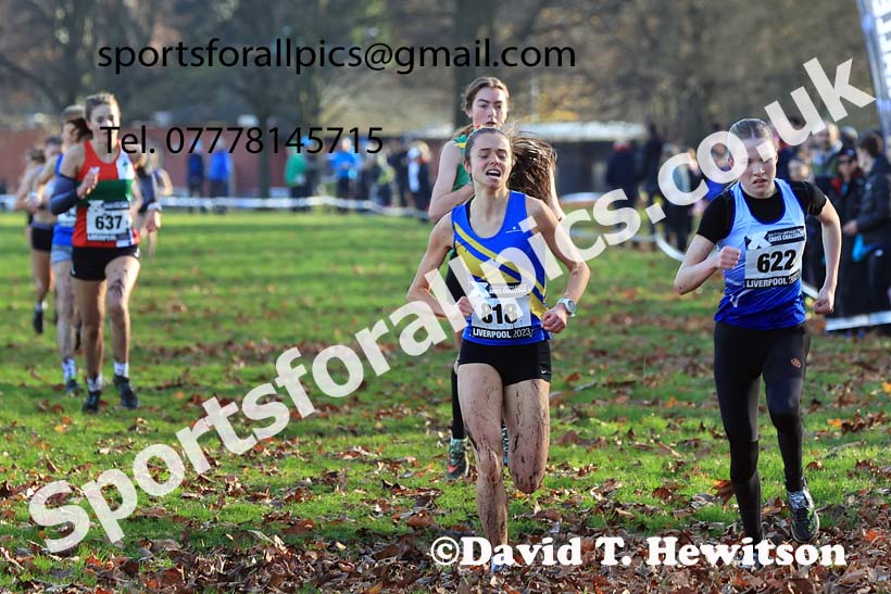 Womens Under-17s and IAAF Junior Women (Under-20s), 2023 British Athletics Cross Challenge, Sefton Park, Liverpool. Photo: David T. Hewitson/Sports for All Pics